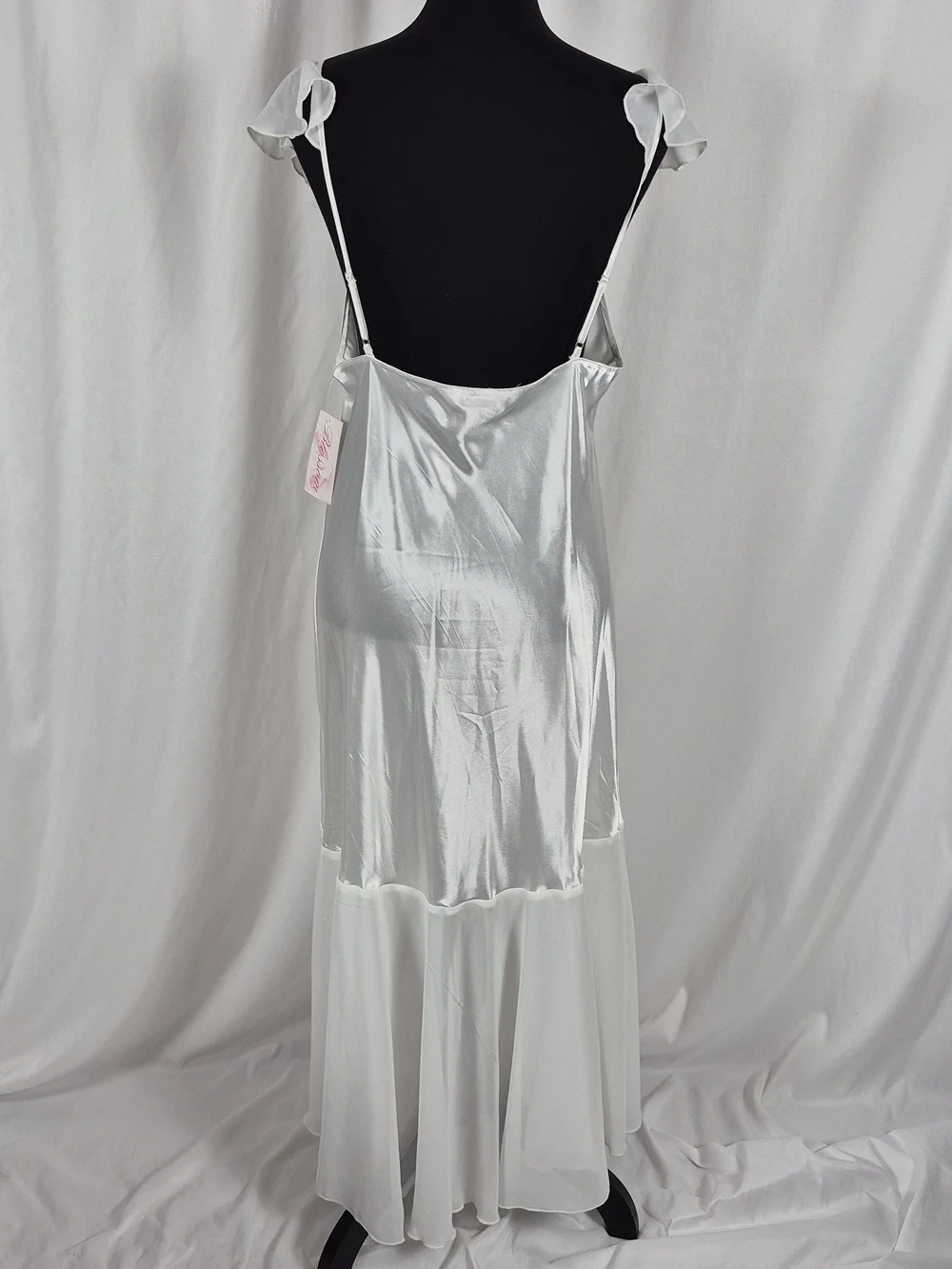 Blossom Intimates Vintage 90s - Y2K Bridal Satin Nightgown - Size L